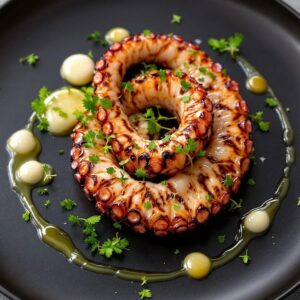 fresh octopus by chef