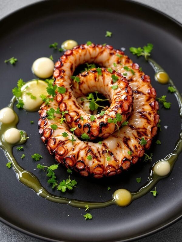 fresh octopus by chef